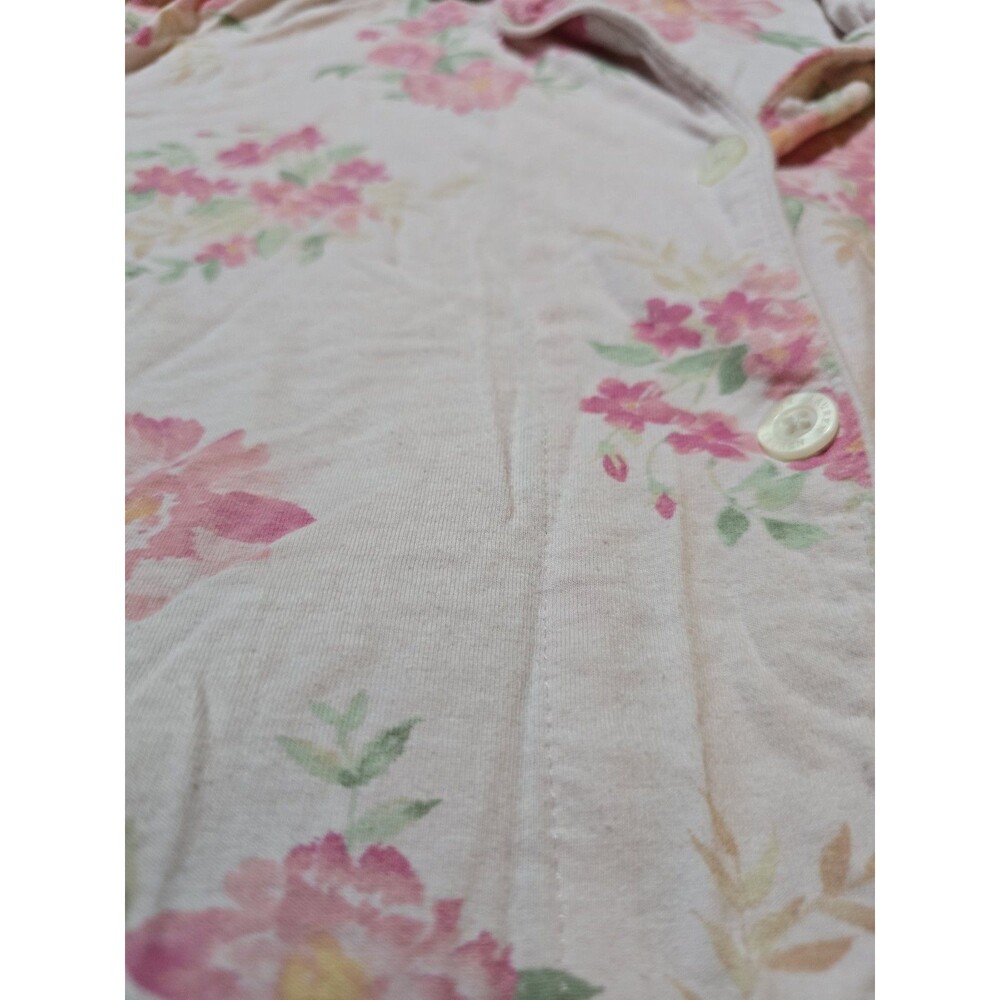 1x Lauren Ralph Lauren Jersey Pink Floral Pajama Set Women's - Picture 10 of 10